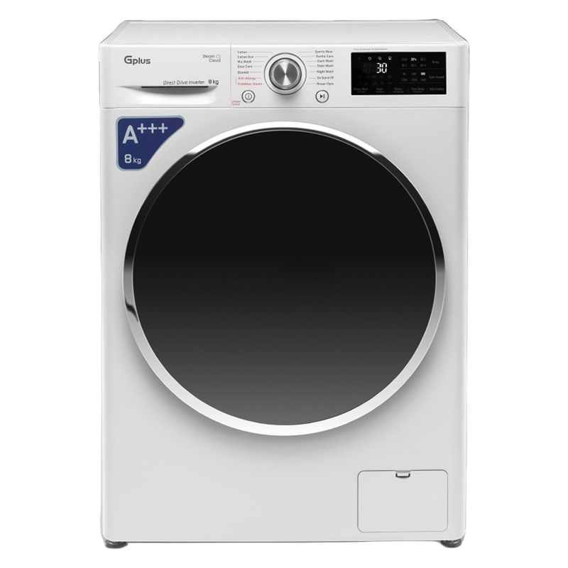 ماشین لباسشویی 8 کیلوگرم  اتوماتیک جی پلاس مدل gwm m880w